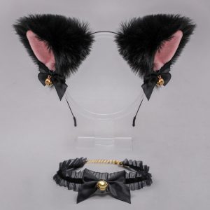 Fox Ears Headband Choker Cosplay Costume Accessory - Modakawa Modakawa